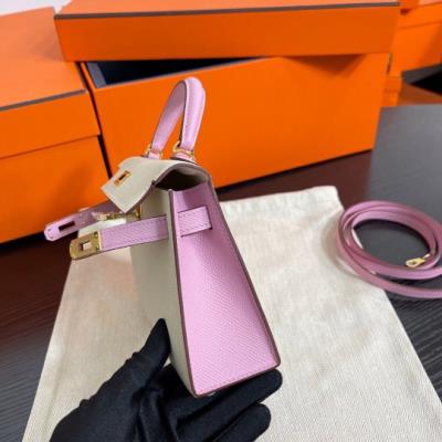 wholesale quality hermes kelly mini ii epson phw bicolor craie match mauve sylvestre